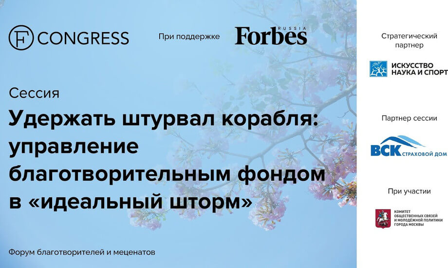 «Удержать штурвал корабля: управление благотворительным фондом в «идеальный шторм»